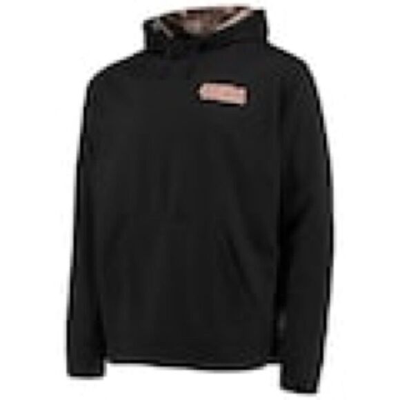 DUNBROOKE Sweatshirt Black w/ Realtree Camo print Hoodie‎ XL NWT in packaging - Picture 2 of 7